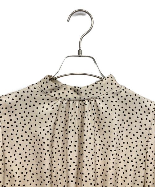 ANAYI（アナイ）ANAYI (アナイ) ペチコート付長袖ワンピース ベージュ サイズ:38の古着・服飾アイテム