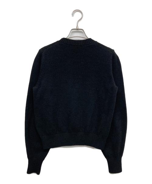 ANAYI（アナイ）ANAYI (アナイ) クルーネックニット ブラック サイズ:38の古着・服飾アイテム