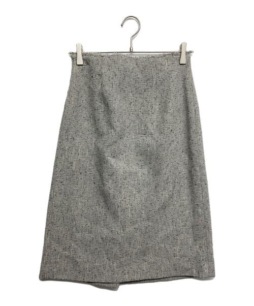 TOMORROW LAND（トゥモローランド）TOMORROW LAND (トゥモローランド) ツイードスカート グレー サイズ:36の古着・服飾アイテム