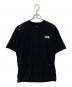 THE NORTH FACE（ザ ノース フェイス）の古着「S/S EMBROID LOGO T」｜ブラック