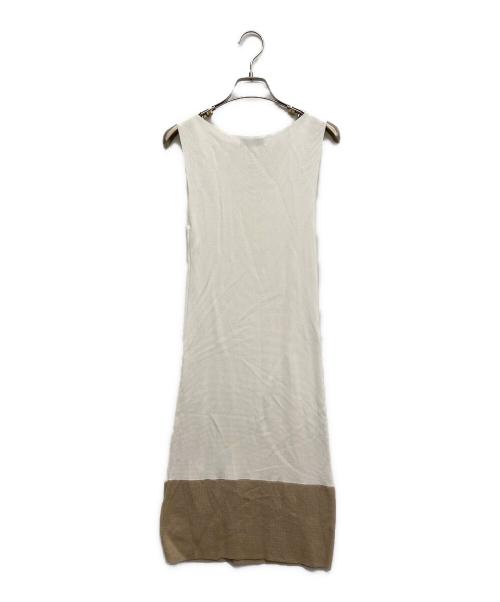 BALENCIAGA（バレンシアガ）BALENCIAGA (バレンシアガ) ノースリーブワンピース ホワイト サイズ:34の古着・服飾アイテム