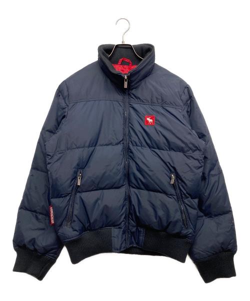 Abercrombie & Fitch（アバクロンビー アンド フィッチ）Abercrombie & Fitch (アバクロンビー アンド フィッチ) ダウンジャケット ネイビー サイズ:XLの古着・服飾アイテム