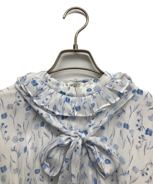 CELFORD（セルフォード）CELFORD (セルフォード) バリエーションボウタイワンピース ホワイト サイズ:38の古着・服飾アイテム
