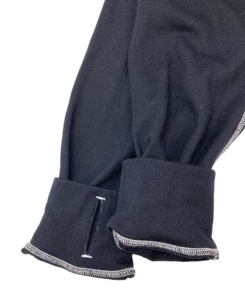 NULABEL CM1YOK42（ニューレーベルシーエム1ワイ0ケイ42）NULABEL CM1YOK42 (ニューレーベルシーエム1ワイ0ケイ42) BALACLAVA T-SHIRT LS ブラック サイズ:Lの古着・服飾アイテム