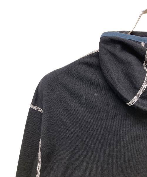 NULABEL CM1YOK42（ニューレーベルシーエム1ワイ0ケイ42）NULABEL CM1YOK42 (ニューレーベルシーエム1ワイ0ケイ42) BALACLAVA T-SHIRT LS ブラック サイズ:Lの古着・服飾アイテム