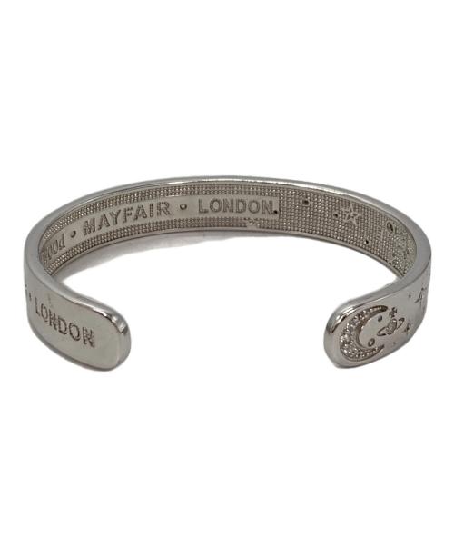 Vivienne Westwood（ヴィヴィアンウエストウッド）Vivienne Westwood (ヴィヴィアンウエストウッド) ロゴバングル シルバーの古着・服飾アイテム