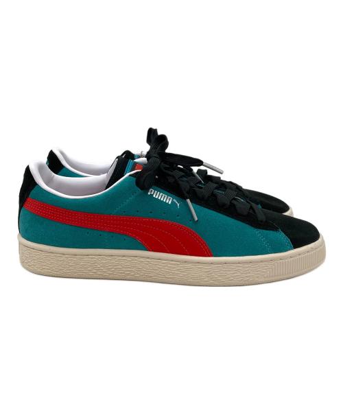 PUMA（プーマ）PUMA (プーマ) atmos (アトモス) SUEDE VTG KAMEN RIDER ATMOS GREEN LAGOON グリーン サイズ:26.5の古着・服飾アイテム