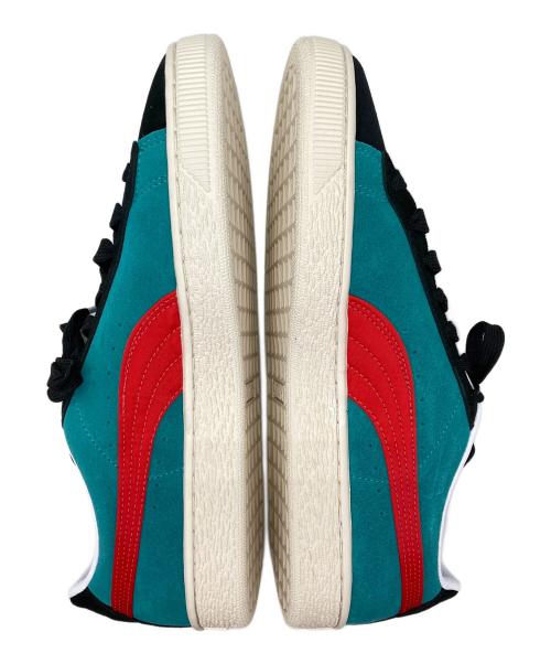 PUMA（プーマ）PUMA (プーマ) atmos (アトモス) SUEDE VTG KAMEN RIDER ATMOS GREEN LAGOON グリーン サイズ:26.5の古着・服飾アイテム