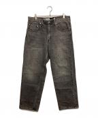 LEVI'Sリーバイス）の古着「ルーズデニムパンツ」｜ブラック