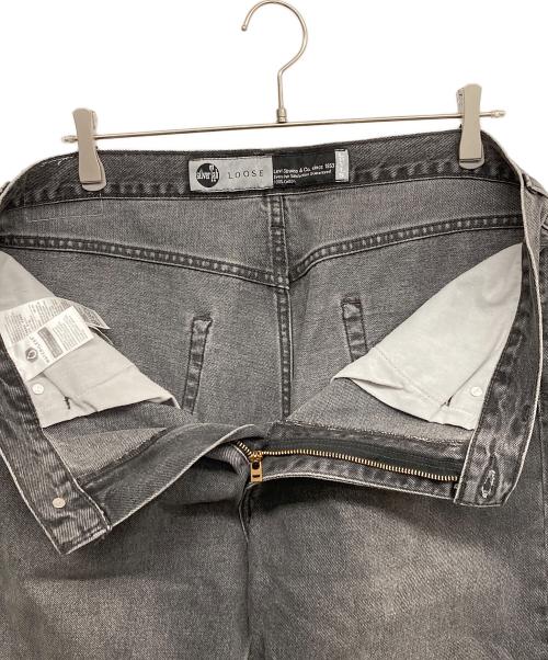 LEVI'S（リーバイス）LEVI'S (リーバイス) ルーズデニムパンツ ブラック サイズ:W34の古着・服飾アイテム