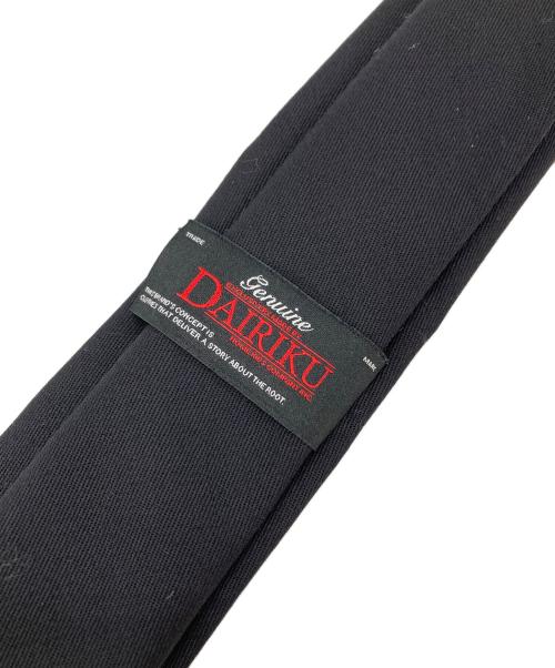 DAIRIKU（ダイリク）DAIRIKU (ダイリク) ネクタイ ブラック サイズ:記載無の古着・服飾アイテム