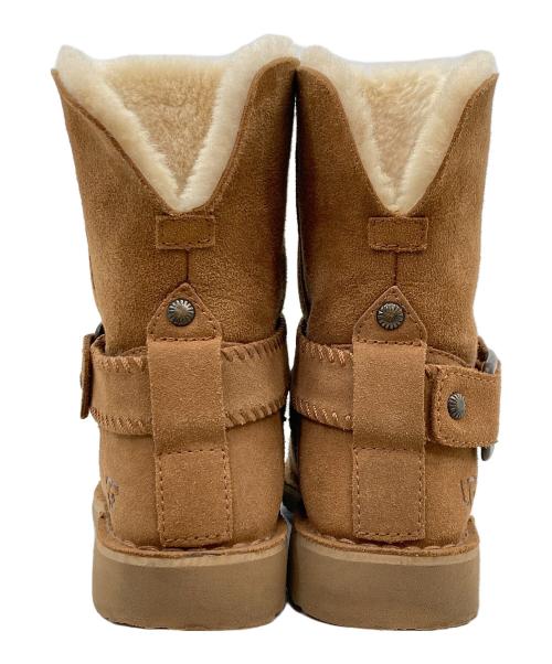 UGG（アグ）UGG (アグ) セドリック ムートンエンジニアブーツ ブラウン サイズ:23の古着・服飾アイテム