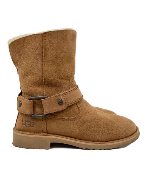 UGG（アグ）UGG (アグ) セドリック ムートンエンジニアブーツ ブラウン サイズ:23の古着・服飾アイテム