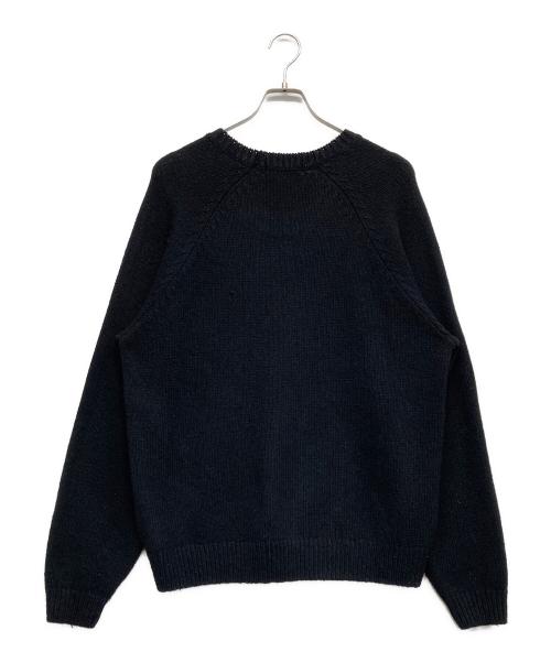 SUPREME（シュプリーム）Supreme (シュプリーム) Flocked Logo Sweater ブラック サイズ:Mの古着・服飾アイテム