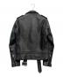 Schott (ショット) ワンスター ダブルライダースカウレザージャケット ブラック サイズ:36：60000円