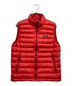 Patagoniaパタゴニア）の古着「M's Down Sweater Vest」｜レッド