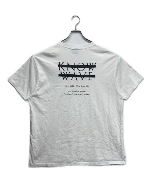 KNOW WAVE（ノウウェーブ）KNOW WAVE (ノウウェーブ) KNOW WAVE ARCHIVE LOGO T SHIRTS ホワイト サイズ:2の古着・服飾アイテム