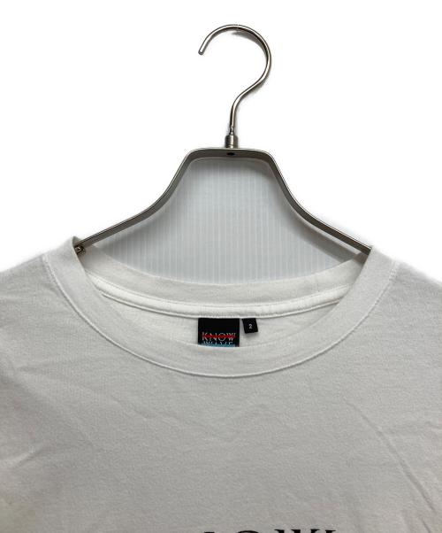 KNOW WAVE（ノウウェーブ）KNOW WAVE (ノウウェーブ) KNOW WAVE ARCHIVE LOGO T SHIRTS ホワイト サイズ:2の古着・服飾アイテム