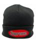 SUPREME（シュプリーム）の古着「ロゴニット帽」｜ブラック