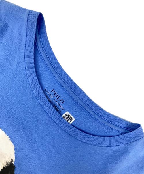 POLO RALPH LAUREN（ポロ・ラルフローレン）POLO RALPH LAUREN (ポロ・ラルフローレン) プリントTシャツ ブルー サイズ:XLの古着・服飾アイテム