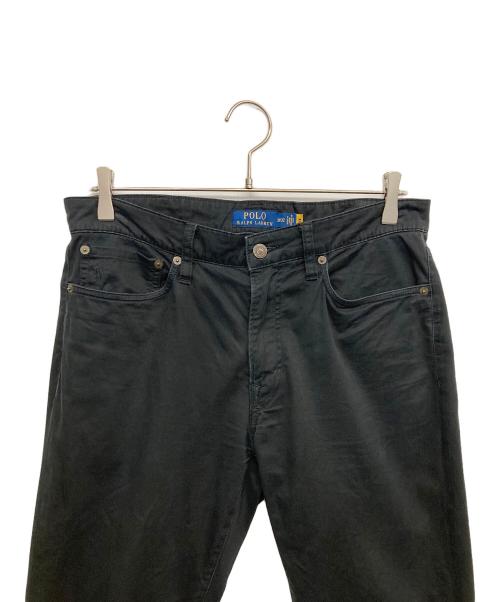 POLO RALPH LAUREN（ポロ・ラルフローレン）POLO RALPH LAUREN (ポロ・ラルフローレン) SULLIVAN SLIMパンツ ブラック サイズ:W31の古着・服飾アイテム