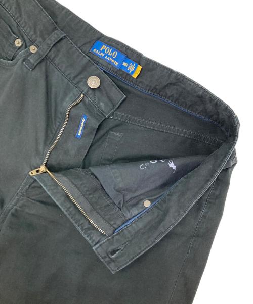 POLO RALPH LAUREN（ポロ・ラルフローレン）POLO RALPH LAUREN (ポロ・ラルフローレン) SULLIVAN SLIMパンツ ブラック サイズ:W31の古着・服飾アイテム