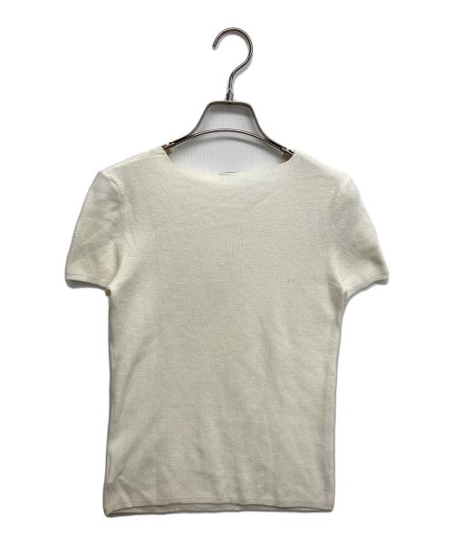 CHANEL（シャネル）CHANEL (シャネル) 半袖ニット ホワイト サイズ:42の古着・服飾アイテム