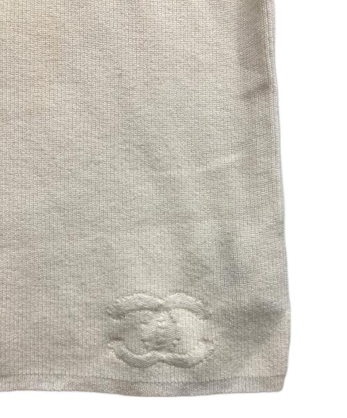 CHANEL（シャネル）CHANEL (シャネル) 半袖ニット ホワイト サイズ:42の古着・服飾アイテム