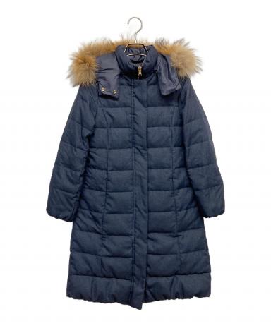 中古・古着通販】KUMIKYOKU (クミキョク) ダウンコート ネイビー