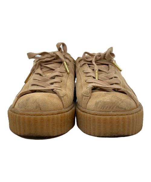 PUMA（プーマ）PUMA (プーマ) FENTY PUMA by Rihanna (フェンティ プーマ バイ リアーナ) SUEDE CREEPERS ブラウン サイズ:25の古着・服飾アイテム