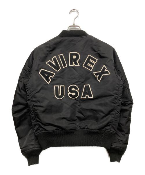 AVIREX（アヴィレックス）AVIREX (アヴィレックス) MA-1ジャケット ブラック サイズ:Mの古着・服飾アイテム