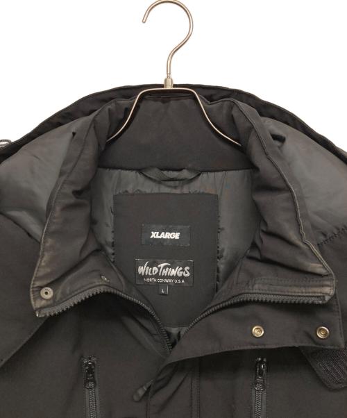 X-LARGE（エクストララージ）X-LARGE (エクストララージ) WILD THINGS (ワイルドシングス) EXPEDITION JACKET ブラック サイズ:Lの古着・服飾アイテム
