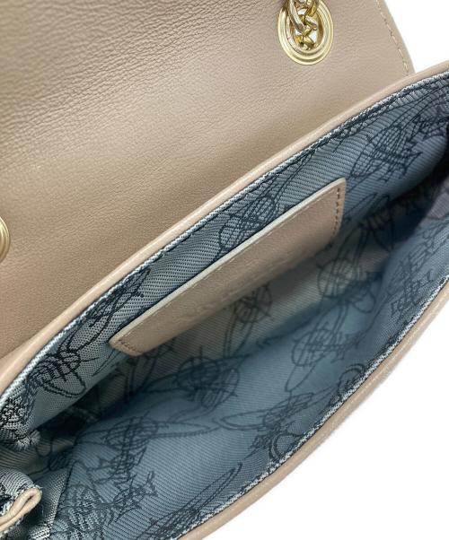 Vivienne Westwood（ヴィヴィアンウエストウッド）Vivienne Westwood (ヴィヴィアンウエストウッド) ミニショルダーバッグ ベージュの古着・服飾アイテム