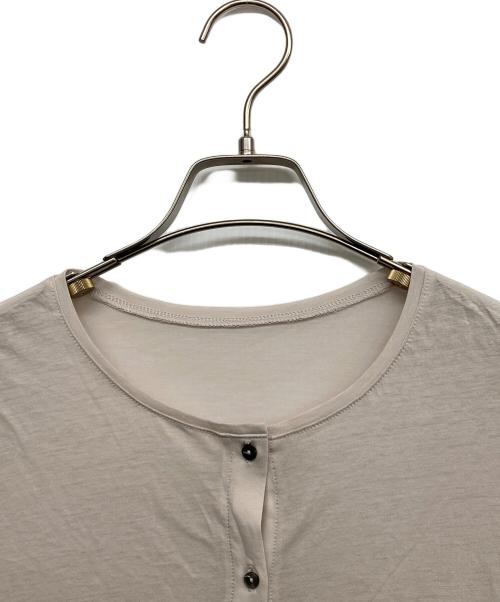 BEARDSLEY（ビアズリー）BEARDSLEY (ビアズリー) 強燃ガーゼワイドカーデ ベージュ サイズ:Fの古着・服飾アイテム