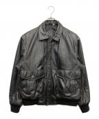 ROUNDTREE&YORKEラウンドツリーアンドヨーク）の古着「レザージャケット」｜ブラック