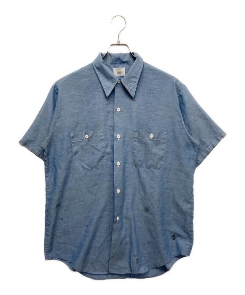 big mac（ビッグマック）BIG MAC (ビッグマック) シャンブレーシャツ ブルー サイズ:不明の古着・服飾アイテム