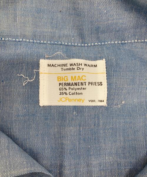 big mac（ビッグマック）BIG MAC (ビッグマック) シャンブレーシャツ ブルー サイズ:不明の古着・服飾アイテム