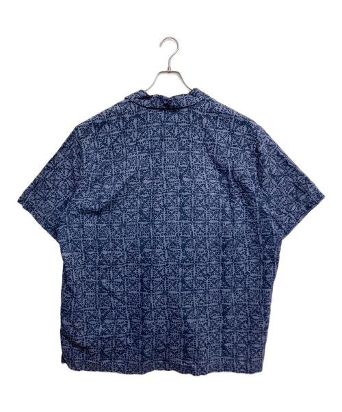 Eddie Bauer（エディーバウアー）Eddie Bauer (エディーバウアー) リネン混半袖シャツ ネイビー サイズ:XLの古着・服飾アイテム