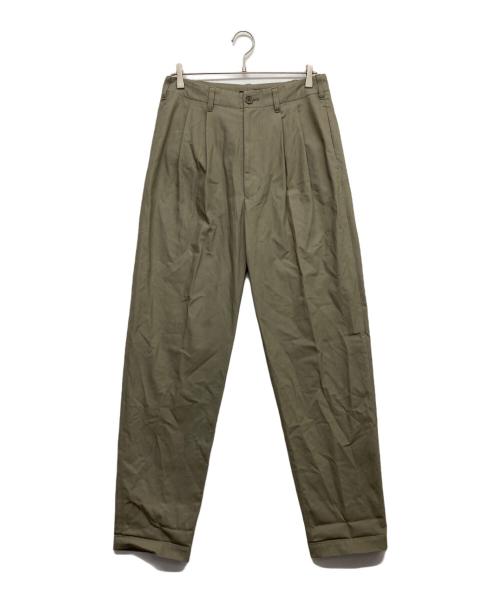 leno（リノ）LENO (リノ) ツータックパンツ ベージュ サイズ:2の古着・服飾アイテム