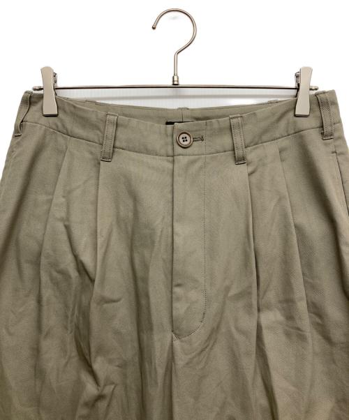 leno（リノ）LENO (リノ) ツータックパンツ ベージュ サイズ:2の古着・服飾アイテム