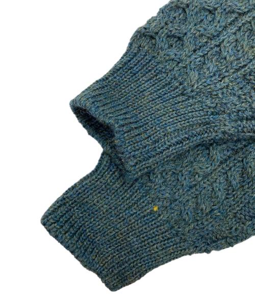 ARAN SWEATER MARKET（アランセーターマーケット）ARAN SWEATER MARKET (アランセーターマーケット) ウールニット ブルー サイズ:Mの古着・服飾アイテム