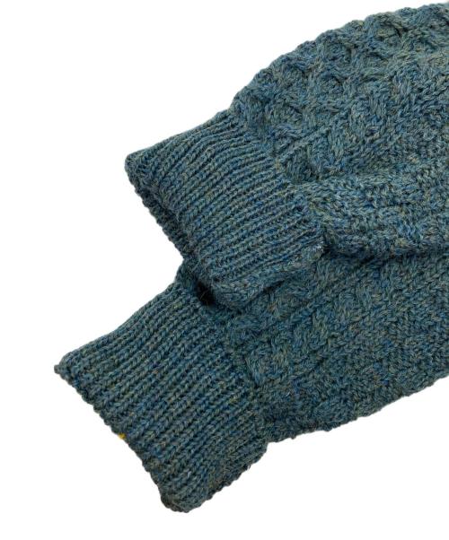ARAN SWEATER MARKET（アランセーターマーケット）ARAN SWEATER MARKET (アランセーターマーケット) ウールニット ブルー サイズ:Mの古着・服飾アイテム
