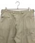 中古・古着 GIORGIO ARMANI (ジョルジョアルマーニ) ツータックパンツ ベージュ サイズ:38：7000円