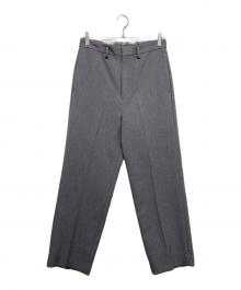 nano・universe（ナノ・ユニバース）の古着「ダブルクロスウェザーパンツ」｜グレー