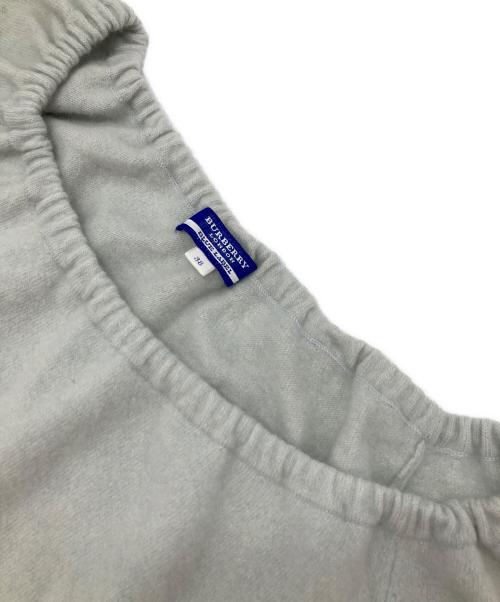 BURBERRY BLUE LABEL（バーバリー ブルー レーベル）BURBERRY BLUE LABEL (バーバリー ブルー レーベル) 半袖ニット グレー サイズ:38の古着・服飾アイテム