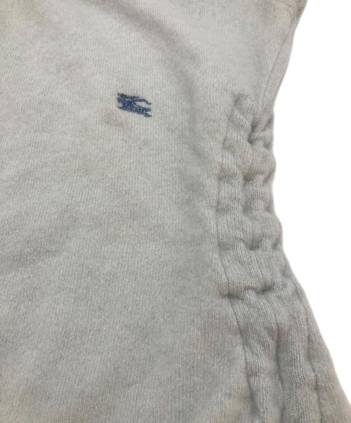 BURBERRY BLUE LABEL（バーバリー ブルー レーベル）BURBERRY BLUE LABEL (バーバリー ブルー レーベル) 半袖ニット グレー サイズ:38の古着・服飾アイテム