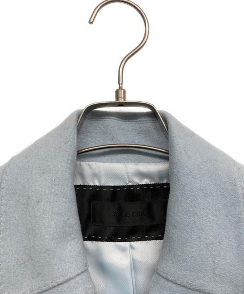 TO BE CHIC（トゥービーシック）TO BE CHIC (トゥービーシック) ウールコート ブルー サイズ:40の古着・服飾アイテム