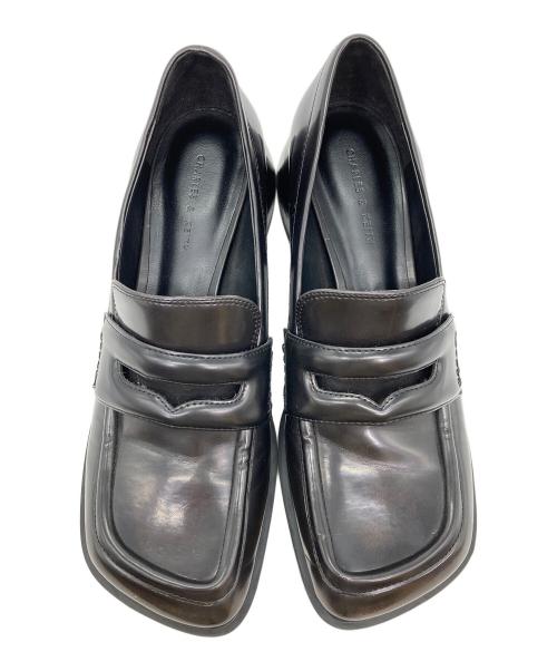CHARLES & KEITH（チャールズアンドキース）CHARLES & KEITH (チャールズアンドキース) ローファー ブラック サイズ:38の古着・服飾アイテム
