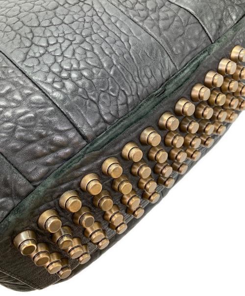 ALEXANDER WANG（アレキサンダー・ワン）ALEXANDER WANG (アレキサンダー・ワン) DUMBO レザースタッズリュック ブラックの古着・服飾アイテム