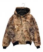 CarHarttカーハート）の古着「リアルツリーアクティブジャケット」｜ブラウン